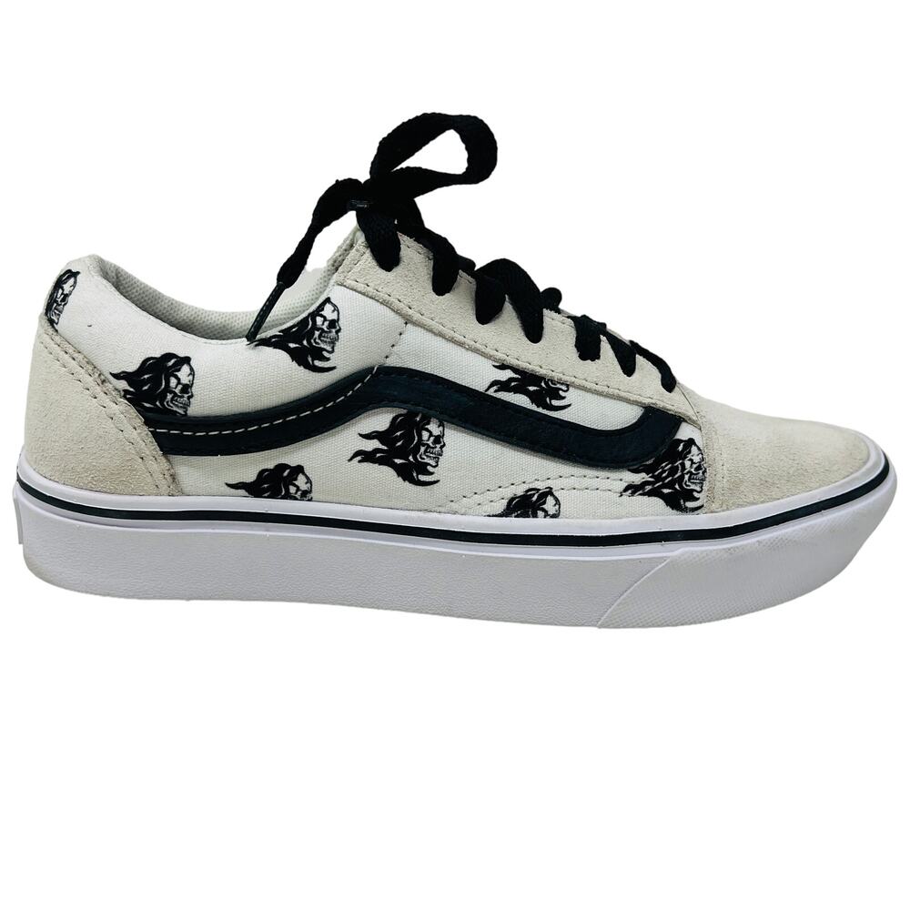 Vans White and Black Women's Sneakers